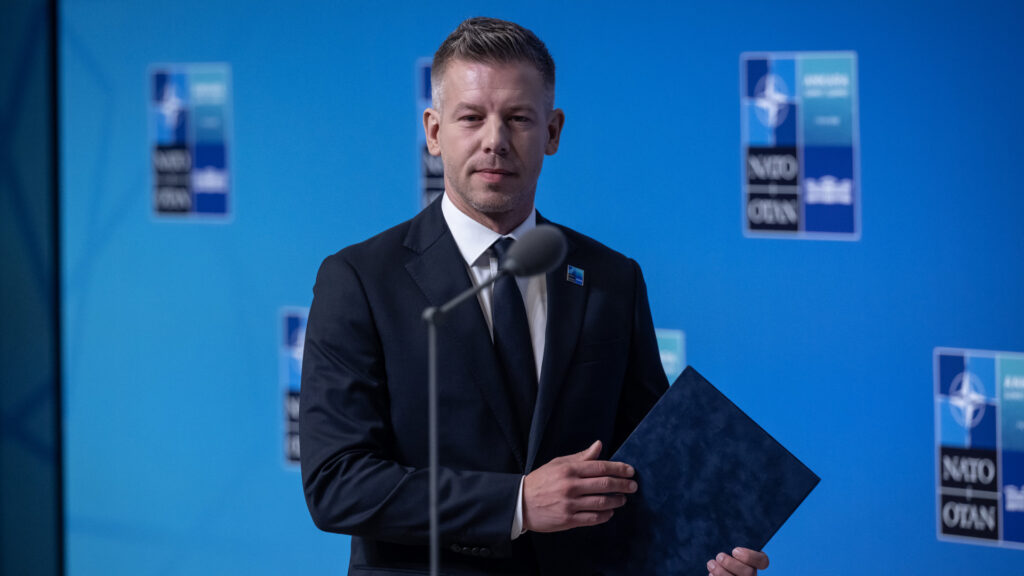 Magyar Péter a NATO-csúcson vázolta Magyarország jövőjét a szövetségben